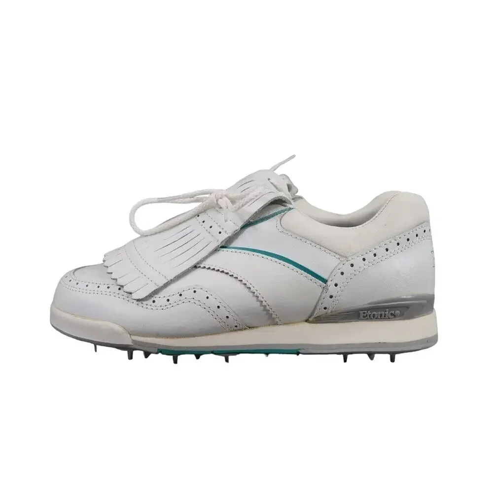 Etonic Shoes Womens 6 Golf Athletic Classic Cleats Leather Fringe Oxford Vintage